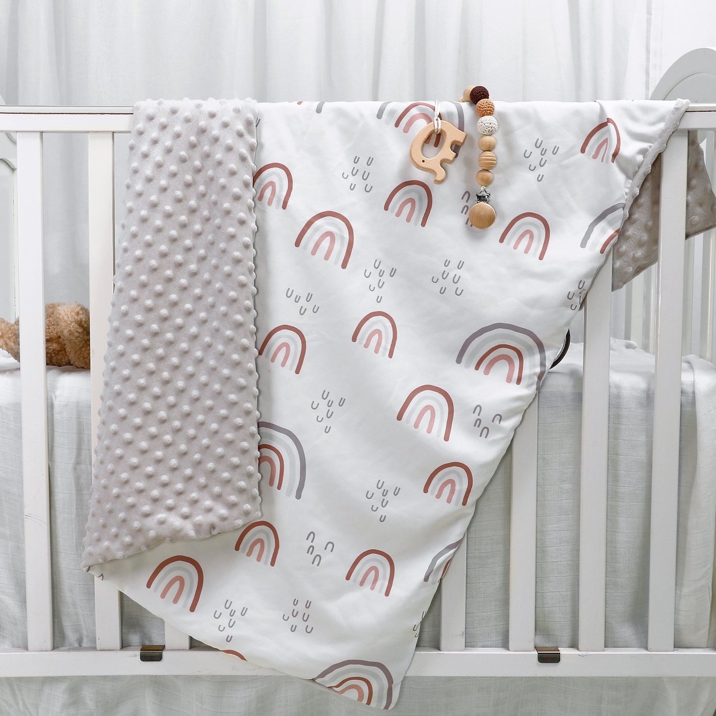 Pacify Beanie Blanket Newborn Baby Quilt