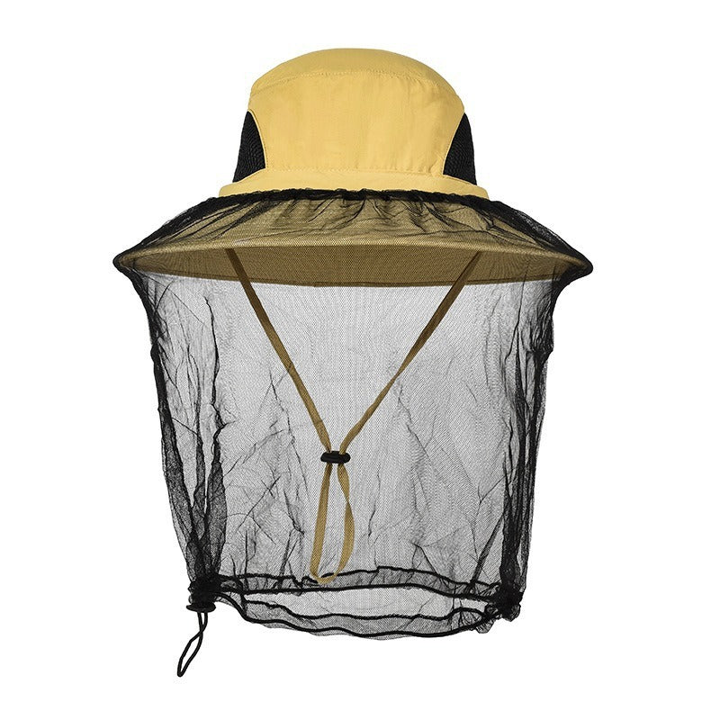 Outdoor Sun Protection Hat Large Brim Sun Protection Mesh
