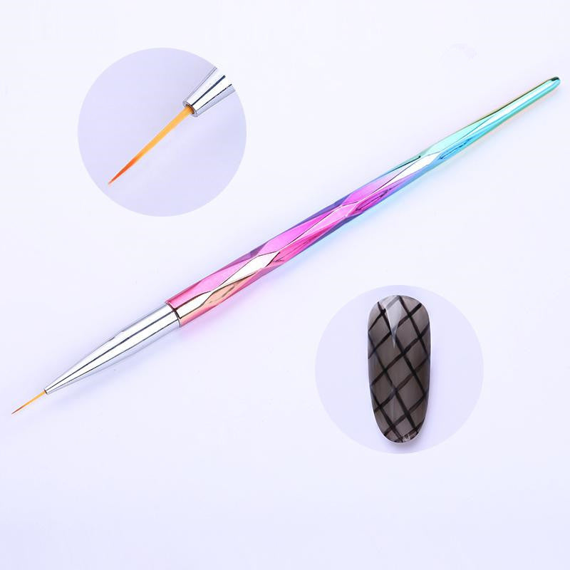 3Pcs/Set UV Gel Nail Liner Brush Acrylic