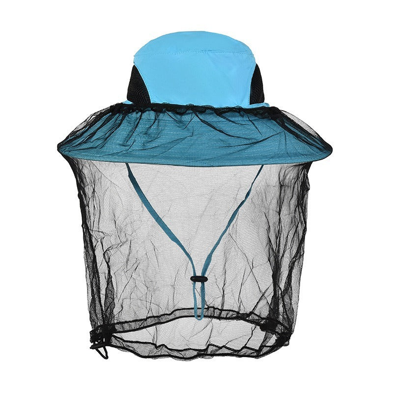 Outdoor Sun Protection Hat Large Brim Sun Protection Mesh