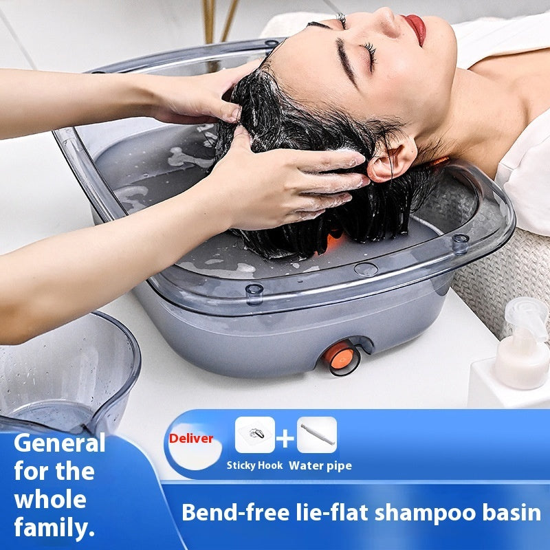 Household Flat Lying Shampoo Basin Maternity Confinement Bed Shampoo
