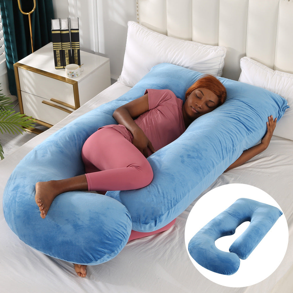 Maternity Pillow Waist Support Side Sleeping Slope Pillow J-type