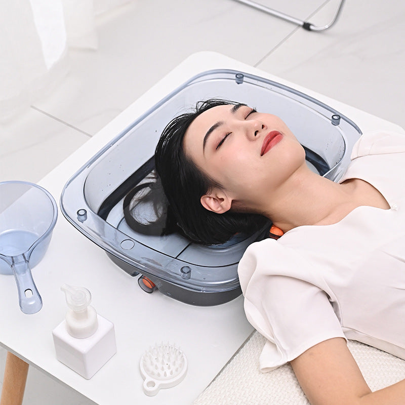 Household Flat Lying Shampoo Basin Maternity Confinement Bed Shampoo