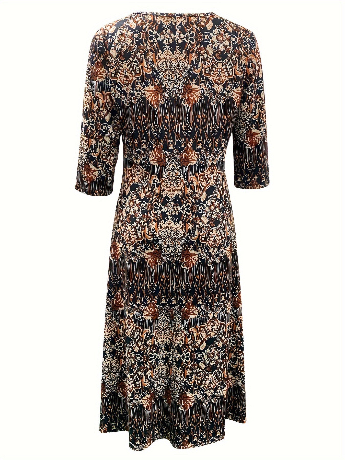 Women's Retro Ethnic Fashion Printing Dress