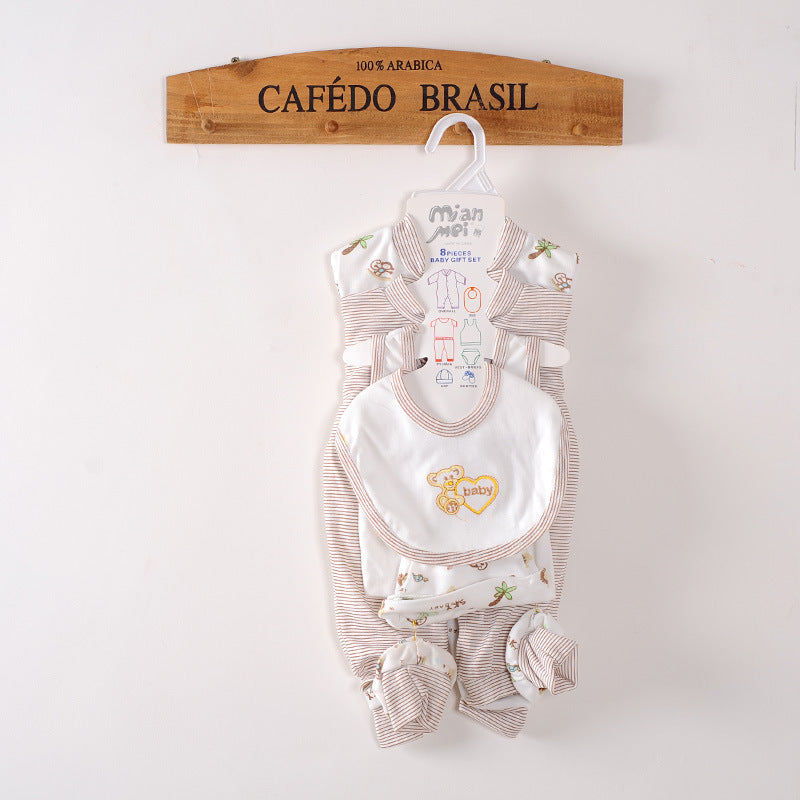 8-piece baby newborn cotton suit