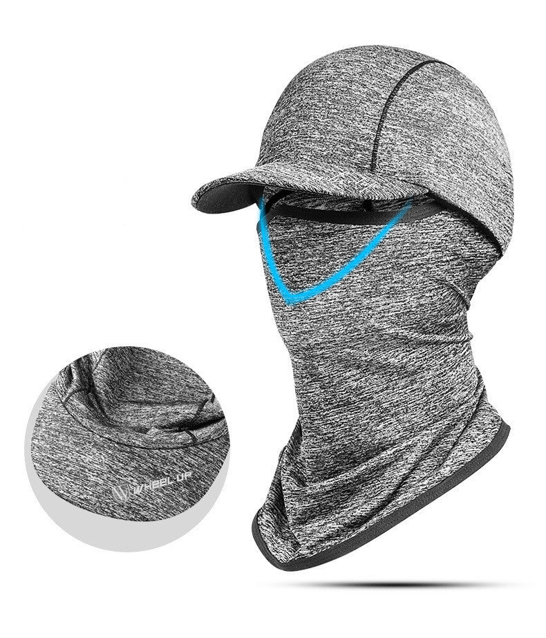 Ice silk sun protection hood