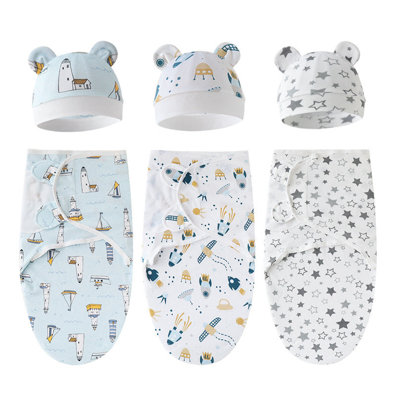 Newborn Baby Swaddling Quilt Pure Cotton Delivery Room Package Newborn Child Baby's Blanket Baby Swaddle