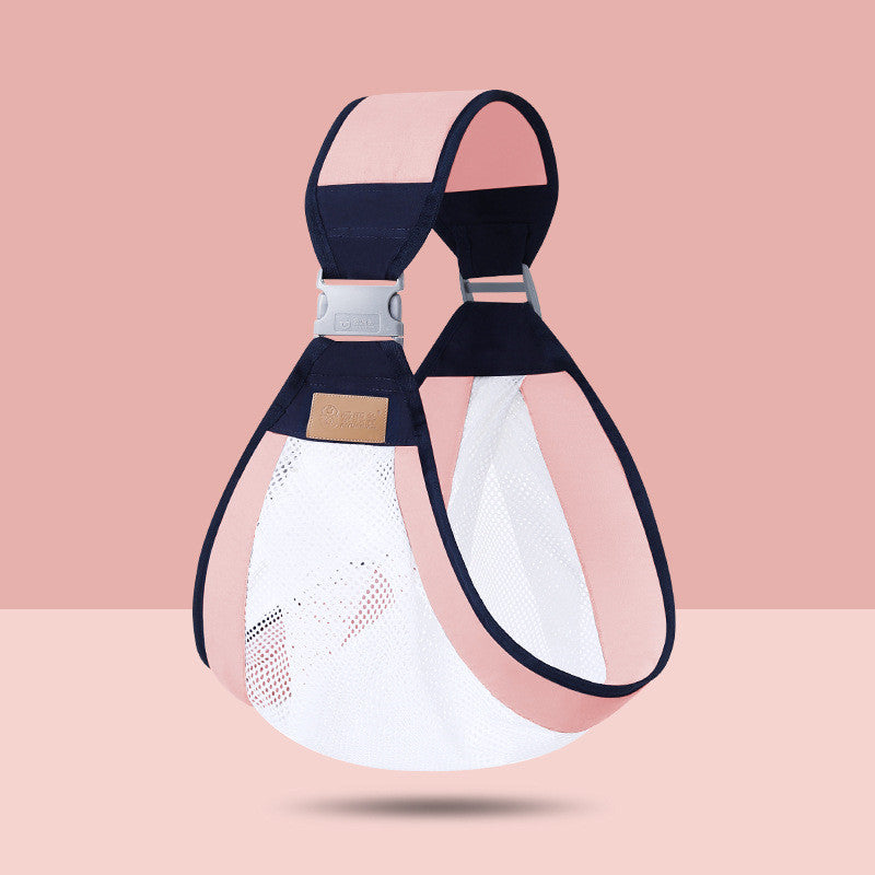 One-handed Newborn Baby Carrier Cotton Wrap Sling Carrier Newborn Safety Ring Kerchief Comfortable Infant Bag - BabynBeauty