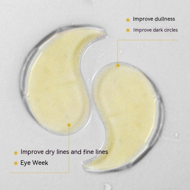 Houmai Lady 24k Golden Eye Mask Care Moisturizing Skin Care - BabynBeauty