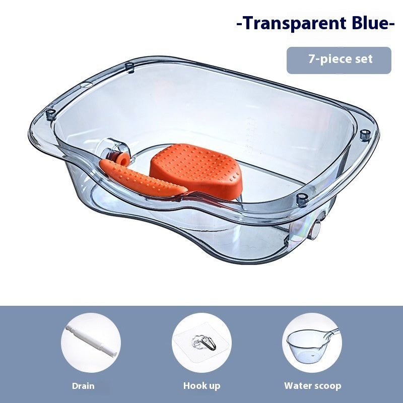 Household Flat Lying Shampoo Basin Maternity Confinement Bed Shampoo