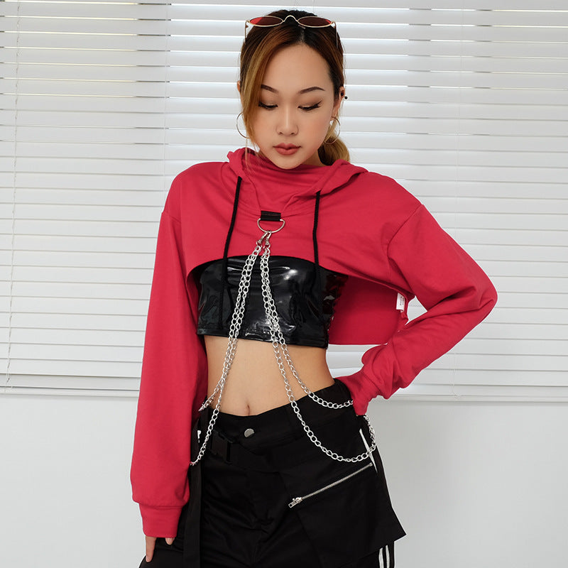 Long-sleeved hoodie