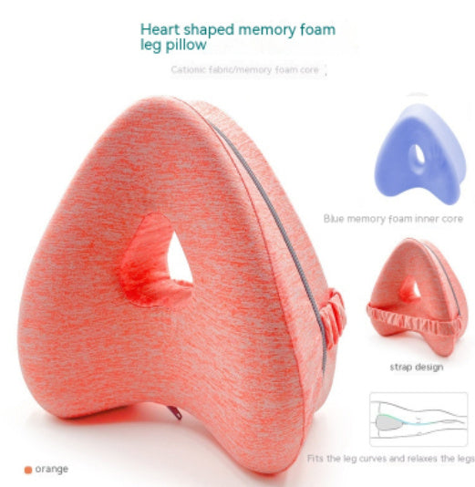 Heart-shaped Memory Foam Leg Pillow Contour Legacy Leg Pillow