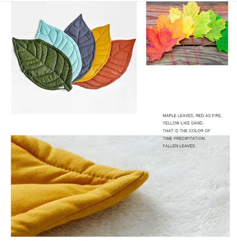 Leave-shaped Baby blanket