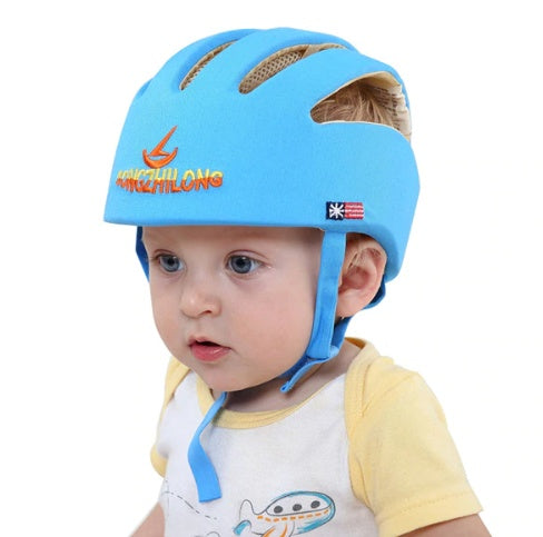 Baby Safety Helmet Toddler Headguard Hat Protective Infants Soft Adjustable For Crawl Walking Running Outdoor Playing - BabynBeauty