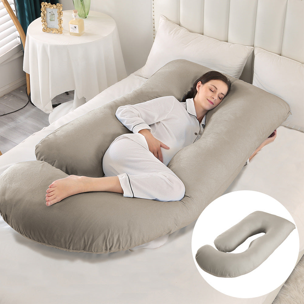 Maternity Pillow Waist Support Side Sleeping Slope Pillow J-type