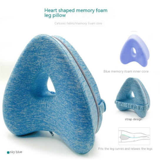 Heart-shaped Memory Foam Leg Pillow Contour Legacy Leg Pillow