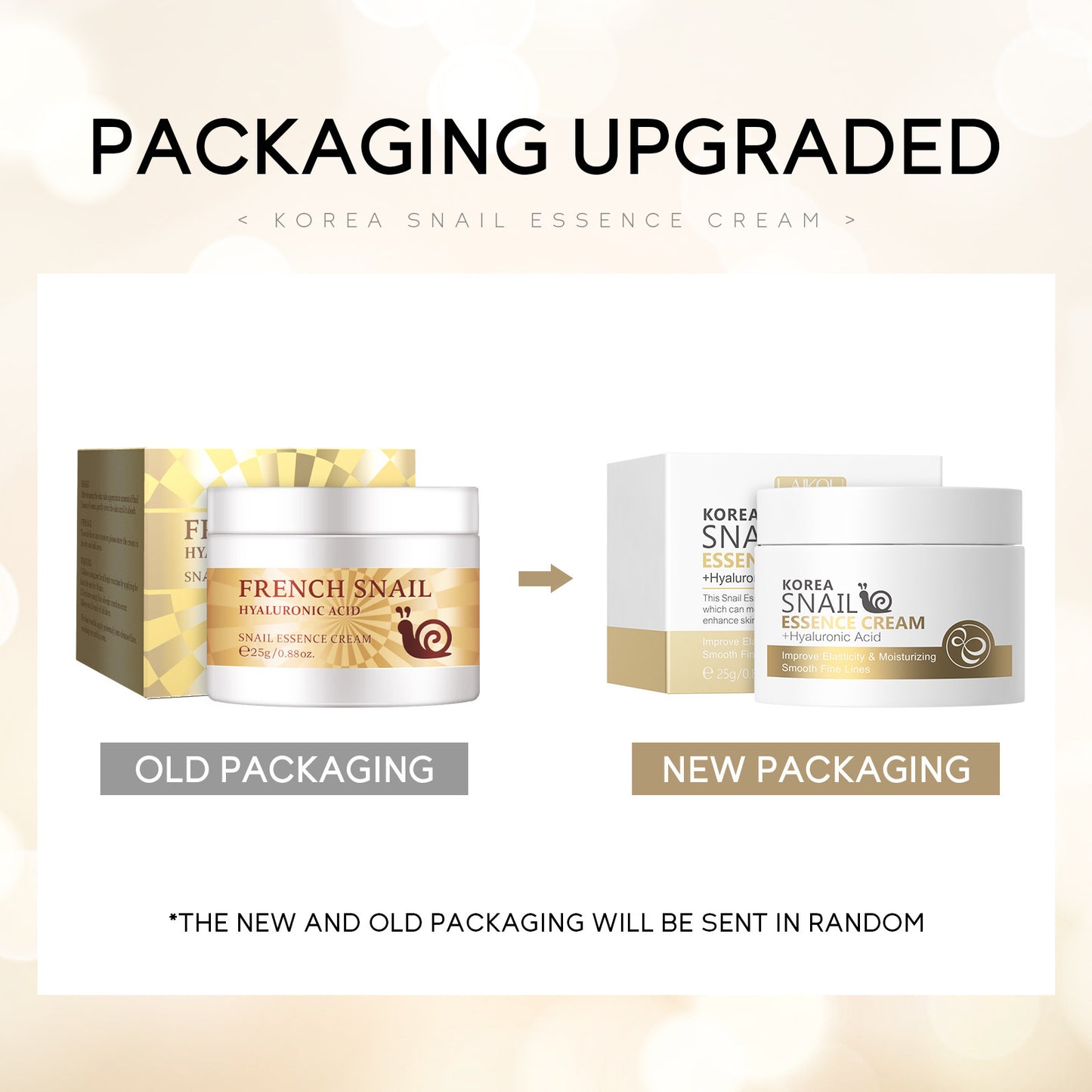 Moisturizing Skin Care Products Laikou Snail Cream - BabynBeauty