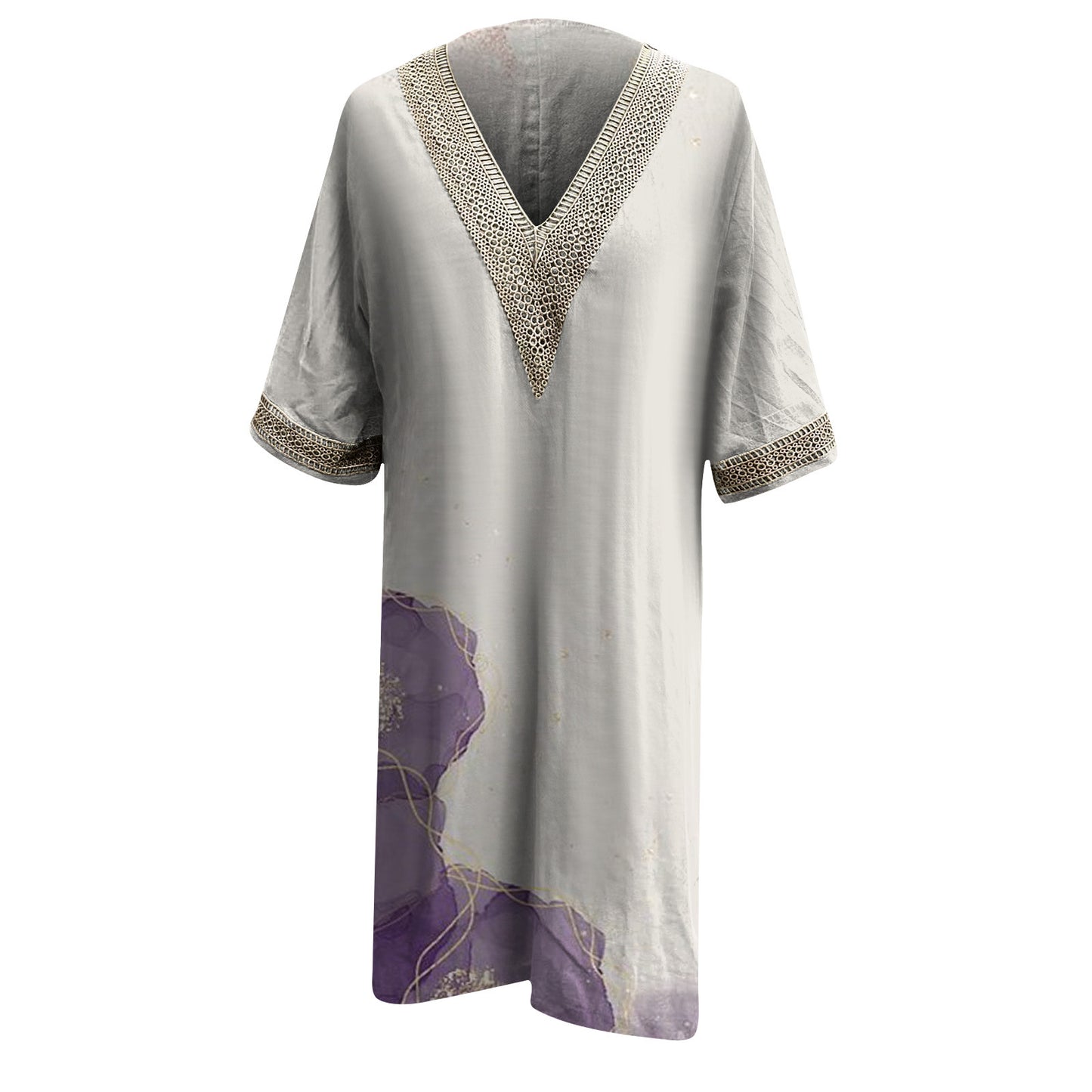 Women's Half Sleeve Dress Spring And Summer New Casual