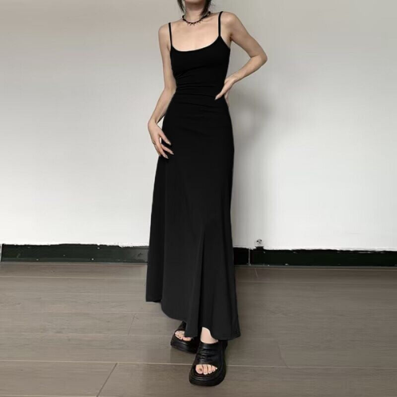 Female Summer Hot Girl Slim Fit Long Dress - BabynBeauty
