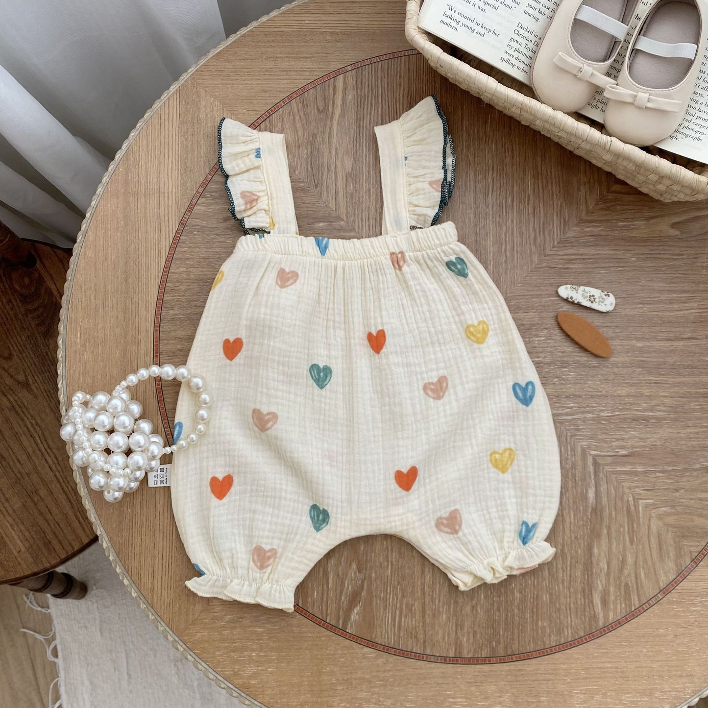 Infant Rompers Summer Baby Girl Sleeveless Romper Girl Ins Floral Romper Fashion Comfortable Cute