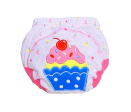 Children's cartoon diaper pants baby learning pants infant cotton breathable training pants washable diapers - BabynBeauty