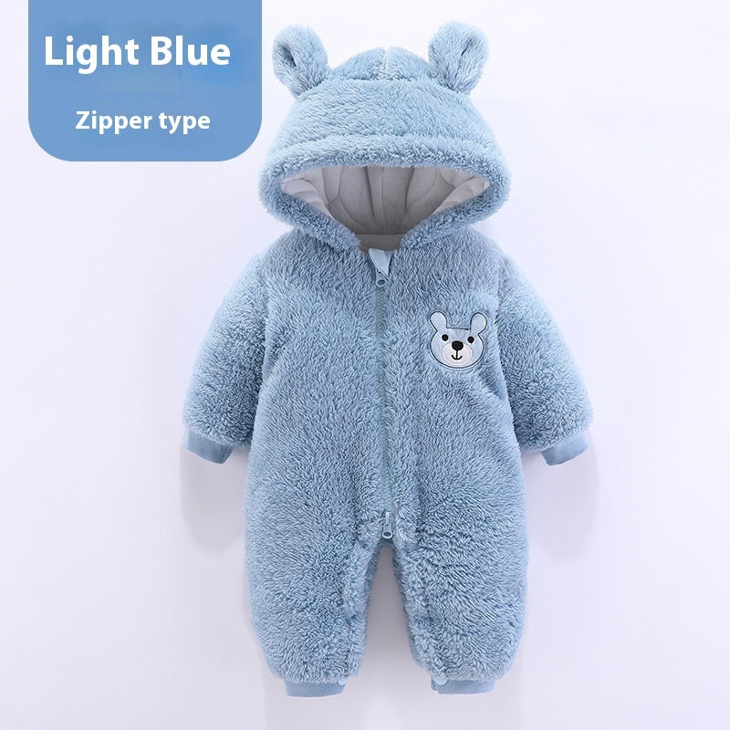 Baby Thickened Warm Jumpsuit Newborn Rompers