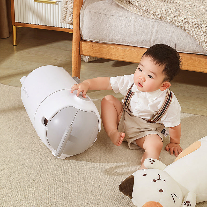 Household Baby Diapers Trash Can Large Capacity Round