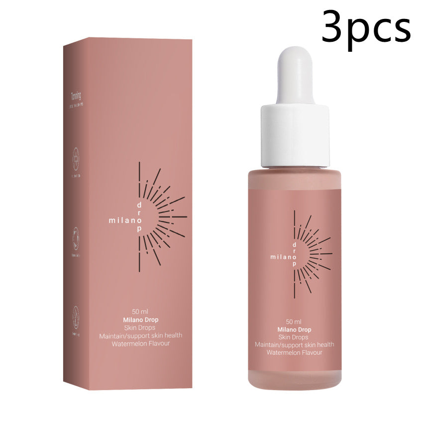 Tanning Face Serum Face Body Tanning Bed Outdoor Fine Line Repair Skin Serum Dark Bronzer Self Tanning Serum Drops - BabynBeauty