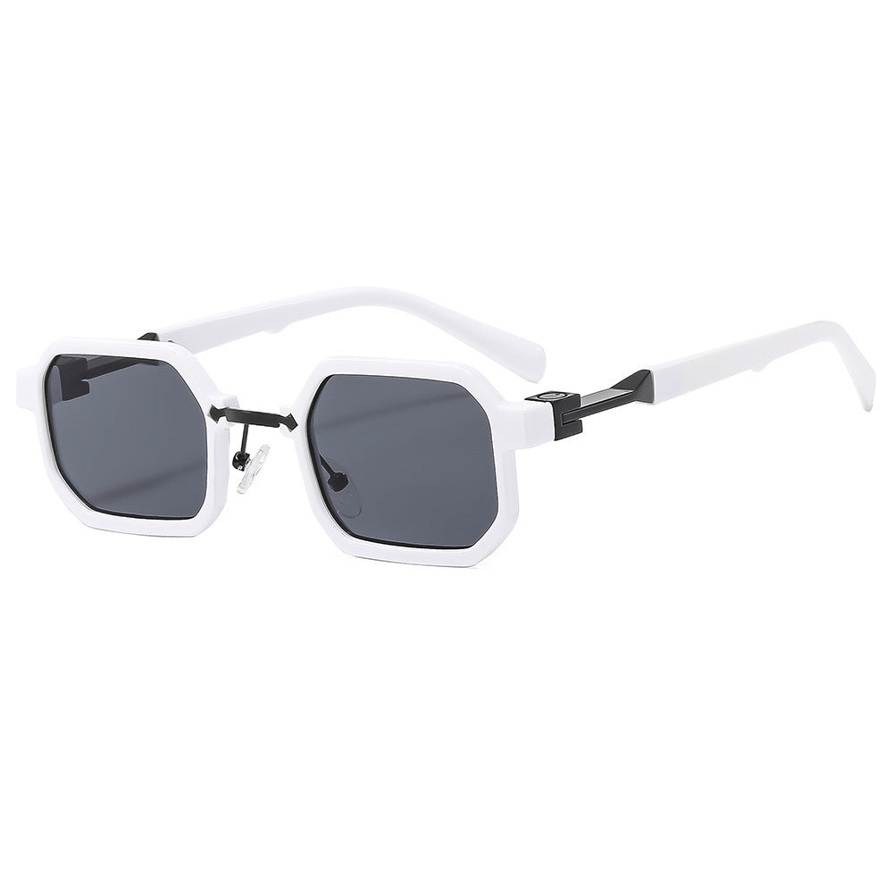New Retro Hip Hop Small Square Box Exquisite Sun Glasses