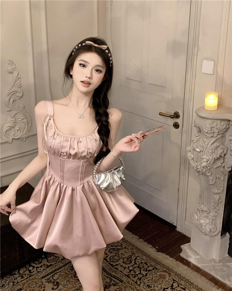 Fashion Fishbone Sling Dress Women