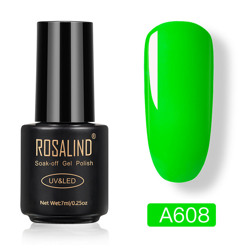 Fluorescent nail glue