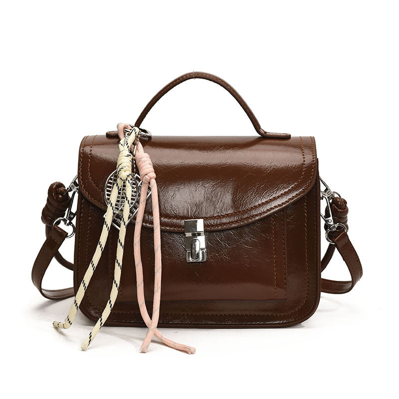 Casual Small Square Shoulder Bag Retro Portable Messenger Handbags For Women - BabynBeauty