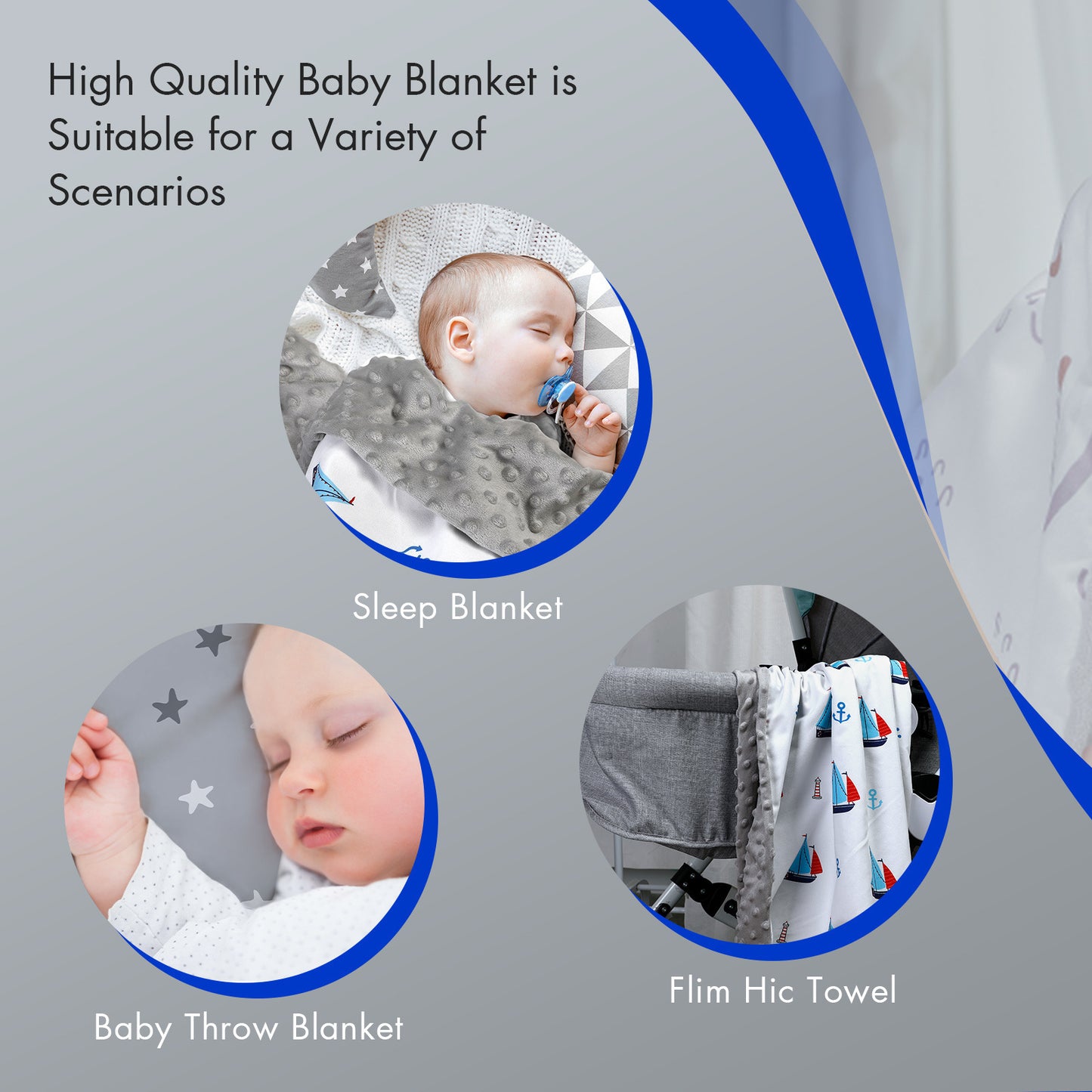 Pacify Beanie Blanket Newborn Baby Quilt