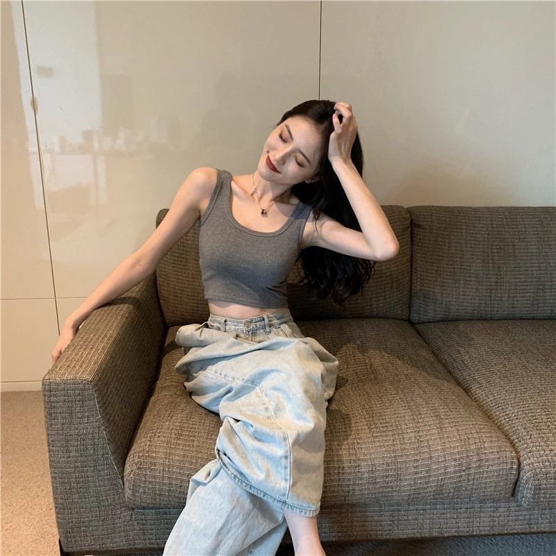 Camisole Women's Crop Top Bottoming Vest - BabynBeauty