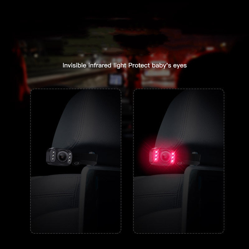 In-car Baby Monitoring 5-inch AHD High-definition Car Monitor Infrared Camera - BabynBeauty