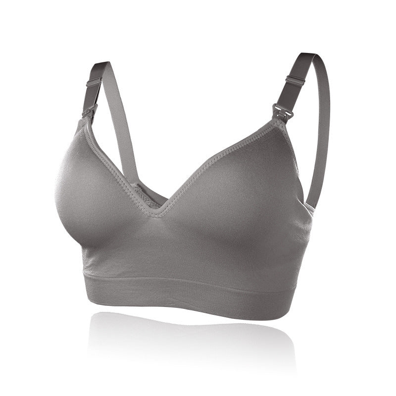 Maternity Unwired Front Buckle Large Nursing Bra - BabynBeauty