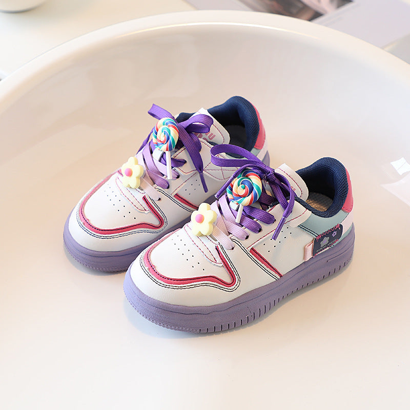 Color Matching Children's Leisure Board Shoes - BabynBeauty