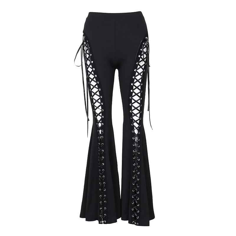 Women's Trendy Corns Strap Bell-bottom Pants