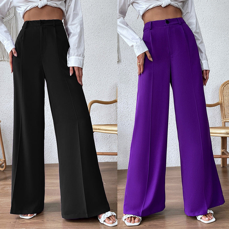 High Waist Slimming Loose Wide Leg Pants Casual