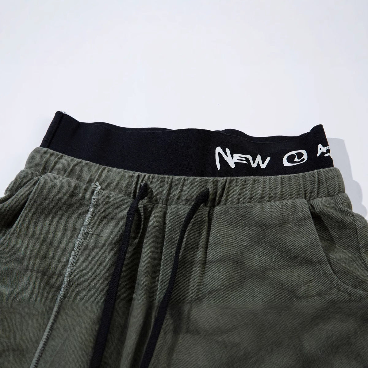 American High Street Washed Old Cargo Jeans Men And Women
