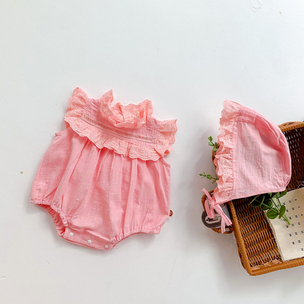 Korean Lace Onesie Jumpsuit Baby Romper - BabynBeauty