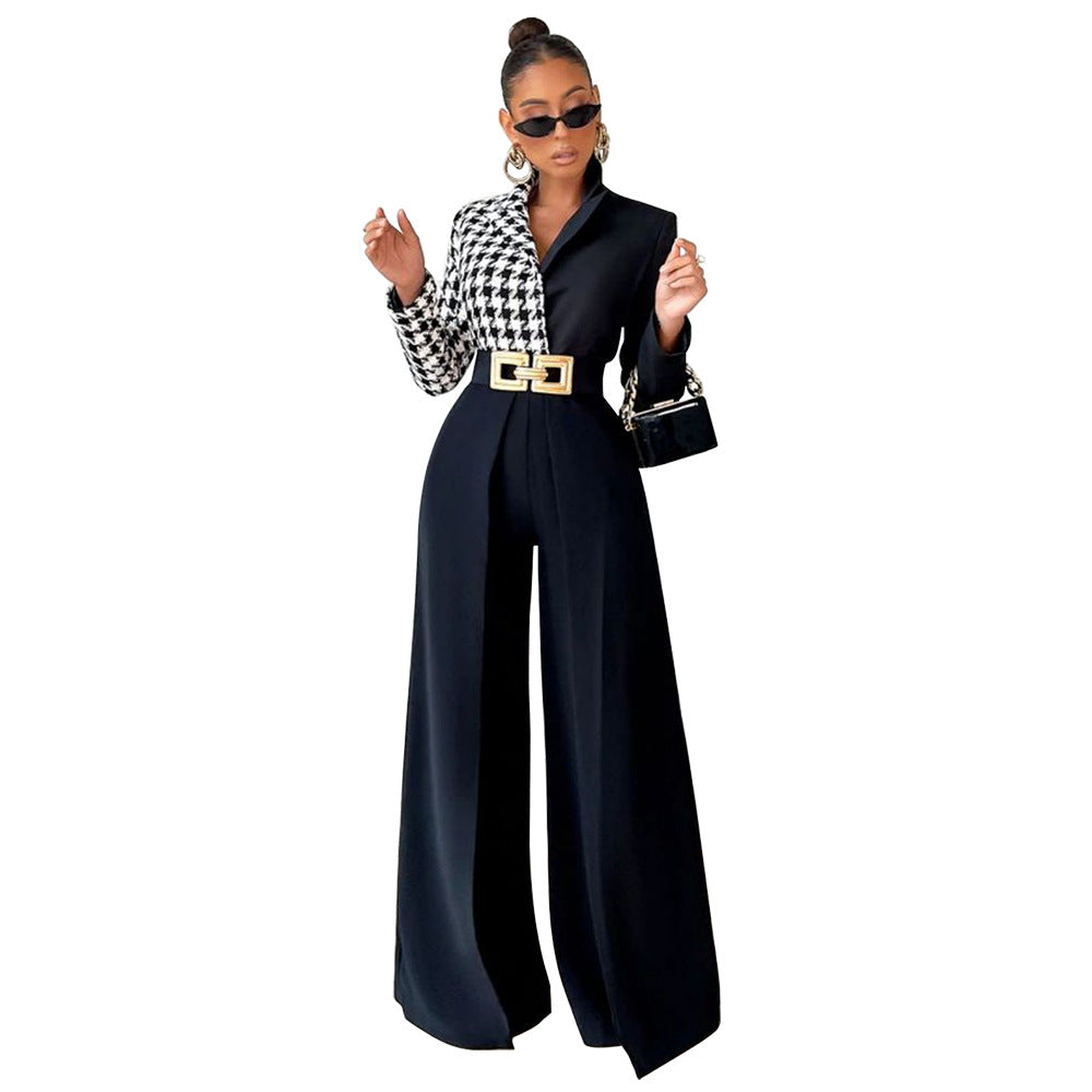 Loose Slimming Wide-leg Pants Solid Color Straight Fashion Casual Pants