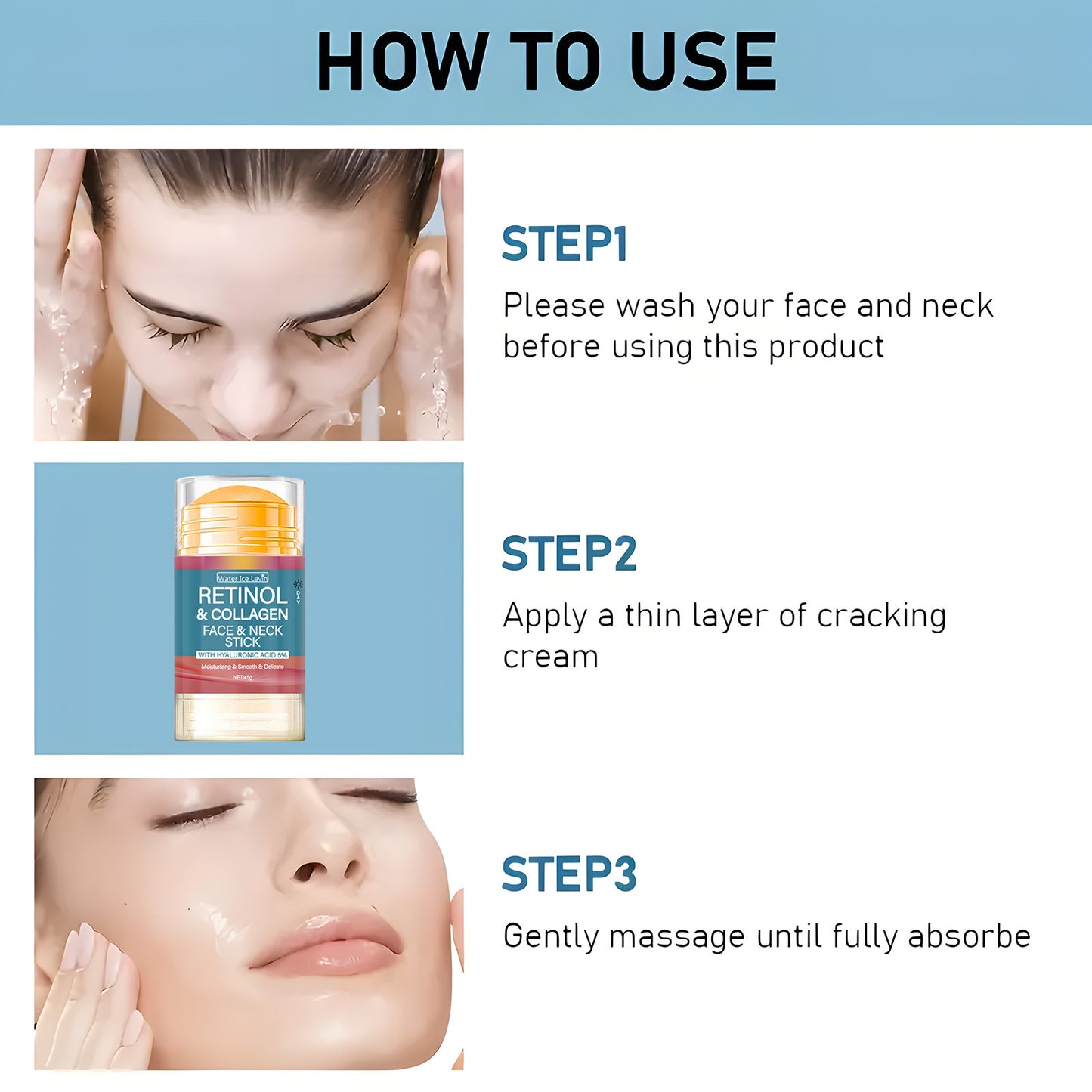 Double Protection Stick Hydrating Smooth Moisturizing Facial Cream