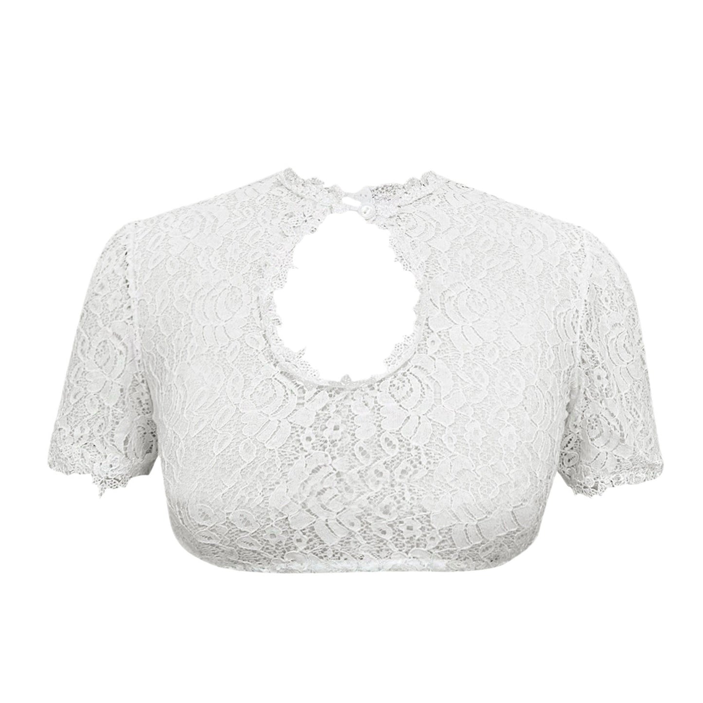 Halloween Beer Festival Base Lace Stitching Small Shirt Top