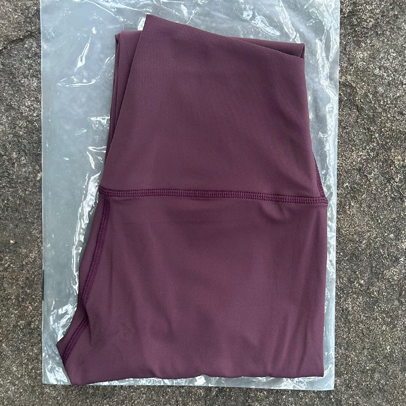 Casual Simple No Embarrassment Line Yoga Pants