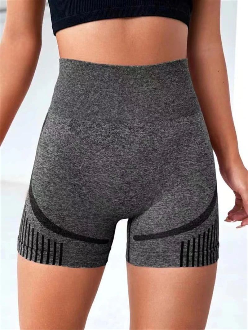 Women's High Waist Yoga Shorts – Butt Lift Workout Gym Shorts for Running, Fitness, Sports, and Training