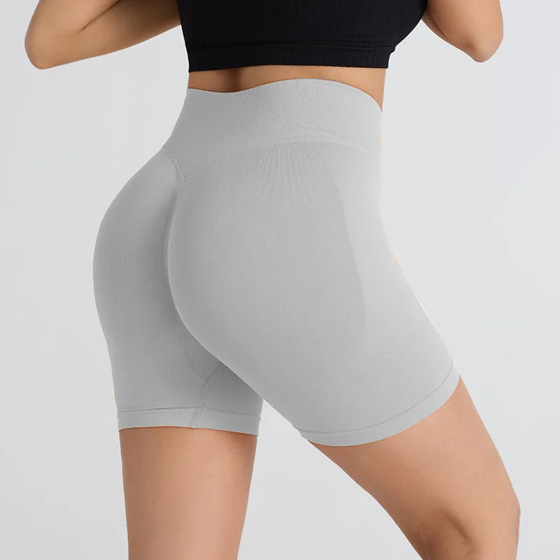 High Waist Women's Yoga Shorts Push Up Fitness Leggings Gym Shorts Women Running Sport Shorts Workout Pants Bike Short Summer