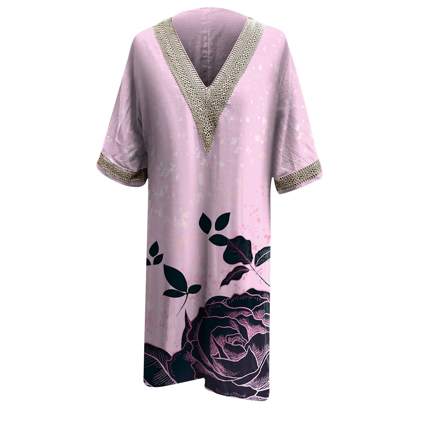Women's Half Sleeve Dress Spring And Summer New Casual