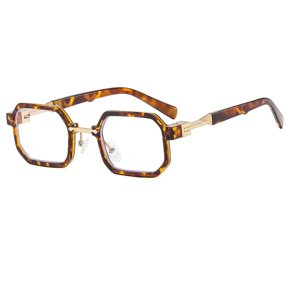 New Retro Hip Hop Small Square Box Exquisite Sun Glasses