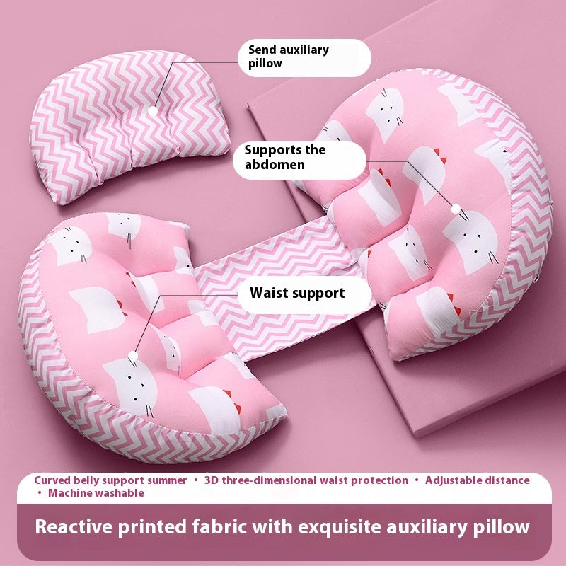 Maternity Waist Protection Sleeping Pillow Belly Support U-shaped Pad Pillow